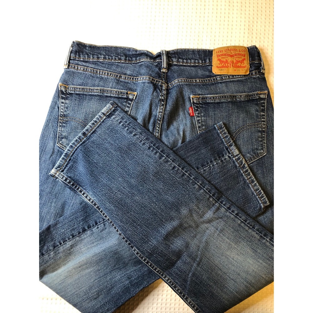 Levi's - 505 - Men's - 34X30 Denim jeans Regular Fit Straight Leg Cotton - Picture 5 of 16